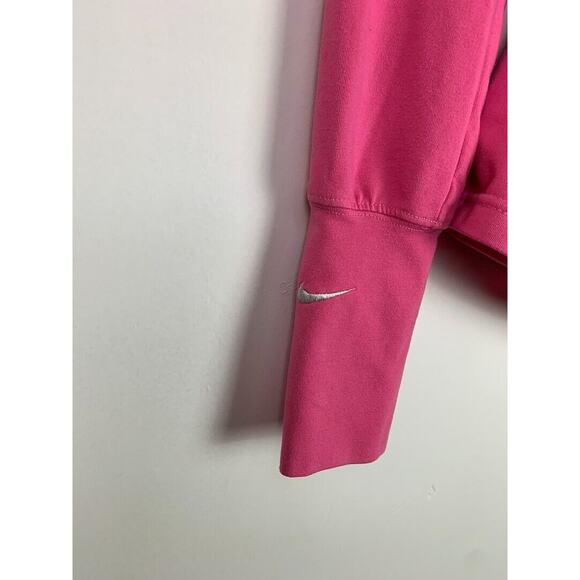 Nike Womens Pink Dri-Fit Half-Zip Pullover Top XS - Picture 3 of 6